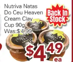Ample Food Market Nutriva Natas Do Ceu Heaven Cream Clay Cup offer