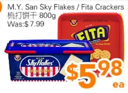 Ample Food Market M.Y. San Flakes /Fita Crackers offer