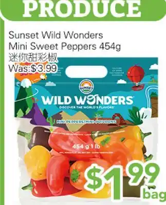 Ample Food Market Sunset Wild Wonders Mini Sweet Peppers offer