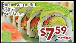 Ample Food Market Green Dragon Roll offer