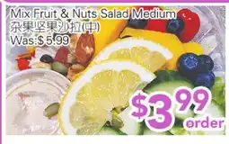 Ample Food Market Mix Fruit & Nuts Salad Medium offer