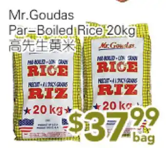 Ample Food Market Mr. Goudas Par-Boiled Rice offer