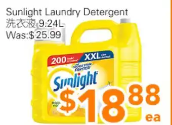 Ample Food Market Sunlight Laundry Detergent offer