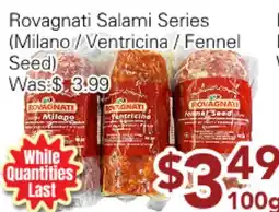 Ample Food Market Rovagnati Salami Series offer