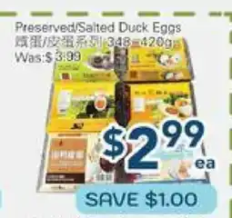 Oceans Fresh Food Market Preserved/Salted Duck Eggs offer