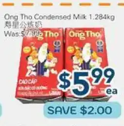 Oceans Fresh Food Market Ong Tho Condensed Milk offer