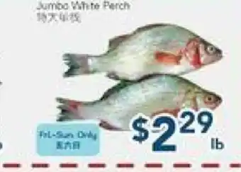 Oceans Fresh Food Market Jumbo White Perch offer