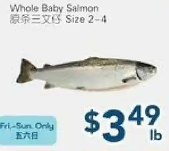 Oceans Fresh Food Market Whole Baby Salmon offer