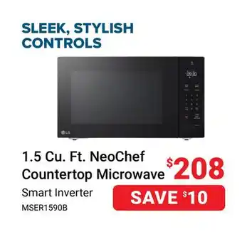 Visions Electronics LG 1.5 Cu. Ft. NeoChef Countertop Microwave offer