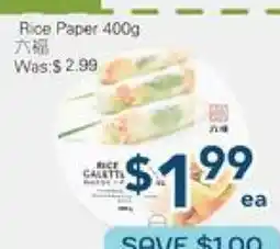 Oceans Fresh Food Market Rice paper offer