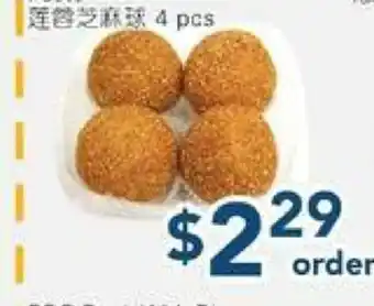 Oceans Fresh Food Market Sesame Balls With Lotus Pasta offer