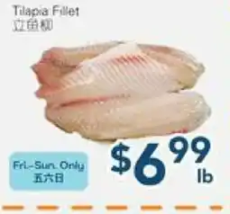 Oceans Fresh Food Market Tilapa fillet offer