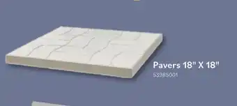 Matériaux Pont Masson Pavers 18 X 18 CONCRETE SLAB offer