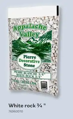 Matériaux Pont Masson Decorative Stone White rock 3/4 offer