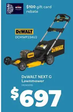Matériaux Pont Masson DeWALT NEXT G Lawnmower offer