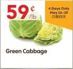 Lucky Supermarket Green Cabbage offer