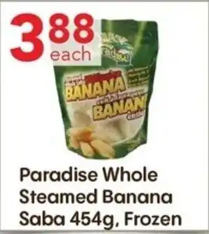 Lucky Supermarket Paradise Whole Steamed Banana Saba offer