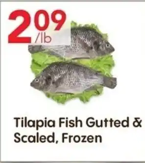 Lucky Supermarket Tilapia Fish Gutted & Scaled, Frozen offer