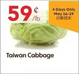 Lucky Supermarket Taiwan Cabbage offer