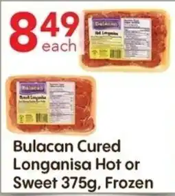 Lucky Supermarket Bulacan Cured Longanisa Hot or Sweet offer