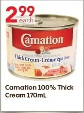 Lucky Supermarket Carnation 100% Thick Cream offer