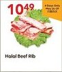 Lucky Supermarket Halal Beef Rib offer