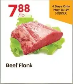 Lucky Supermarket Beef Flank offer
