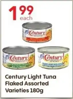 Lucky Supermarket Century Light Tuna Flaked Assorted Varieties offer