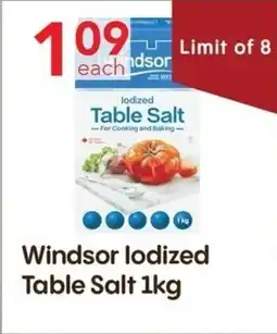 Lucky Supermarket Windsor lodized Table Salt offer