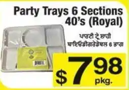 Fruiticana Party Trays 6 Sections offer
