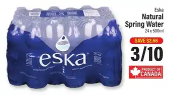Commisso's Fresh Foods Eska Natural Spring Water offer