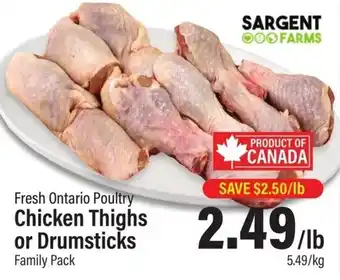 Commisso's Fresh Foods Fresh Ontario Poultry Chicken Thighs or Drumsticks offer