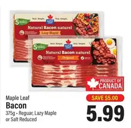 Commisso's Fresh Foods Maple Leaf Bacon offer