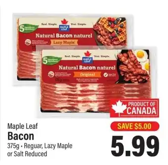 Commisso's Fresh Foods Maple Leaf Bacon offer
