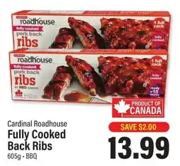 Commisso's Fresh Foods Cardinal Roadhouse Fully Cooked Back Ribs offer