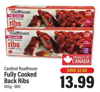 Commisso's Fresh Foods Cardinal Roadhouse Fully Cooked Back Ribs offer