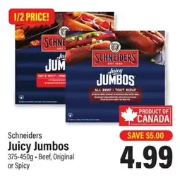 Commisso's Fresh Foods Schneiders Juicy Jumbos offer
