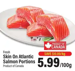 Commisso's Fresh Foods Skin On Atlantic Salmon Portions offer