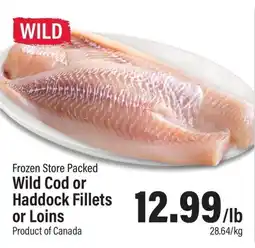 Commisso's Fresh Foods Wild Cod or Haddock Fillets or Loins offer