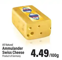 Commisso's Fresh Foods All Natural Ammulander Swiss Cheese offer
