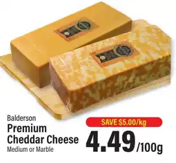 Commisso's Fresh Foods Balderson Premium Cheddar Cheese offer