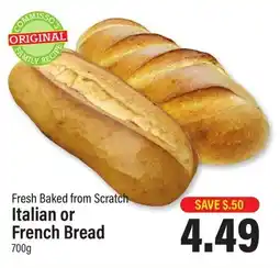 Commisso's Fresh Foods Fresh Baked from Scratch Italian or French Bread offer