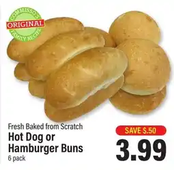 Commisso's Fresh Foods Fresh Baked from Scratch Hot Dog or Hamburger Buns offer