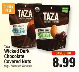 Commisso's Fresh Foods Taza Wicked Dark Chocolate Covered Nuts offer