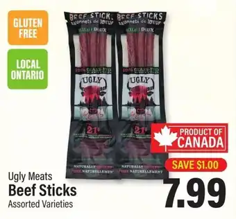 Commisso's Fresh Foods Ugly Meats Beef Sticks offer