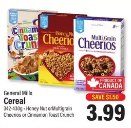 Commisso's Fresh Foods General Mills Cereal offer