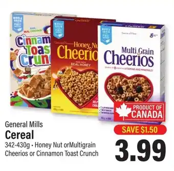Commisso's Fresh Foods General Mills Cereal offer