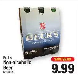 Commisso's Fresh Foods Beck's Non-alcoholic Beer offer