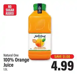 Commisso's Fresh Foods Natural One 100% Orange Juice offer