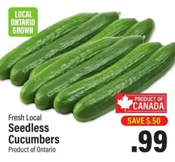 Commisso's Fresh Foods Fresh Local Seedless Cucumbers offer